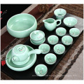 Hand-Painted China Celadon, Tea Set Ceramic